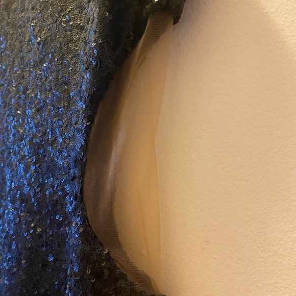 Dress the Population NWT black matte sequin dress - Picture 4 of 8